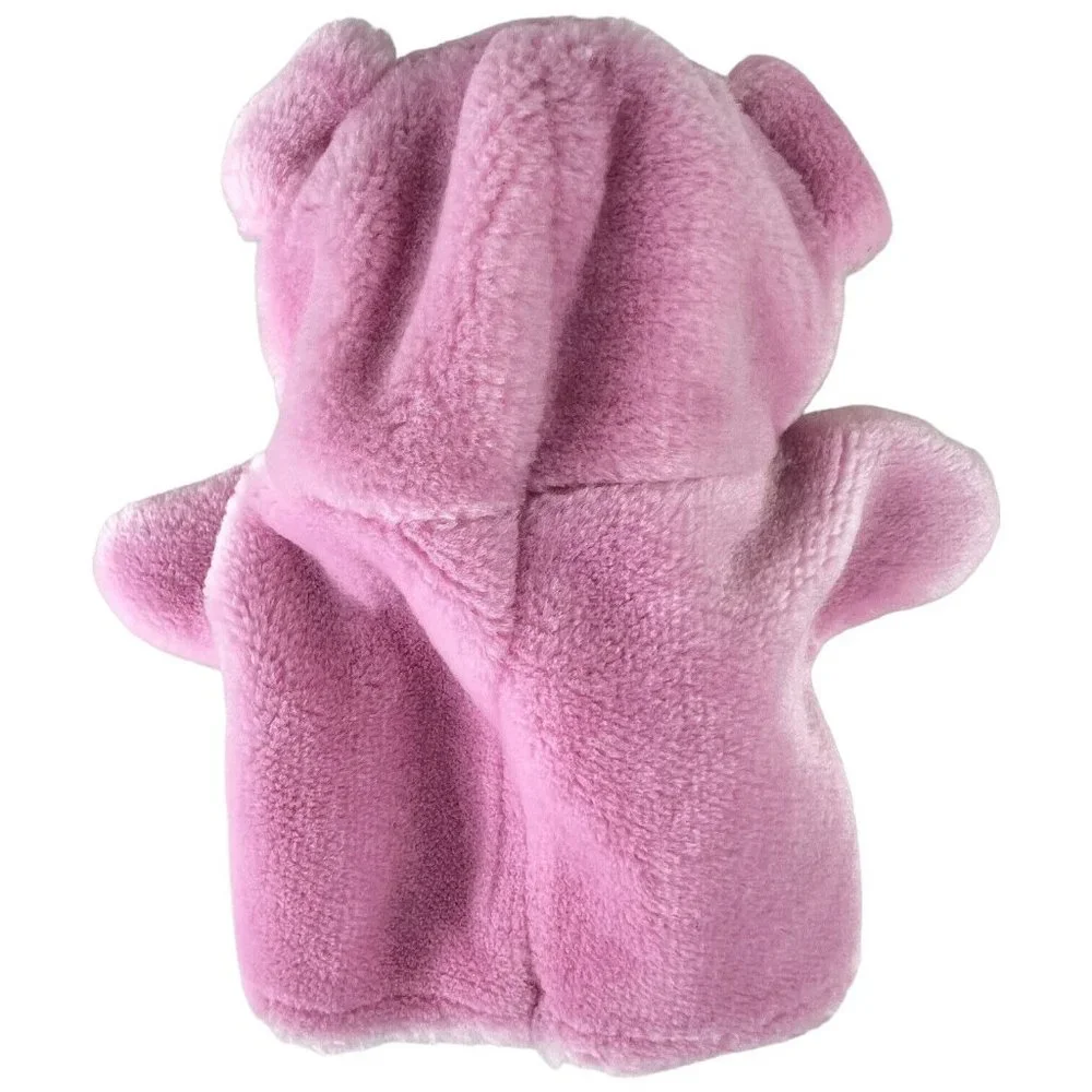 4 Hand Puppet Plush Pig Tiger Elephant Crocodile 8”‎ Toy Stuffed Animal Set Lot